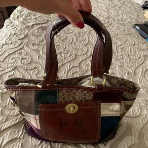 Coach patchwork purse